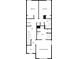 Upstairs floor plan featuring bedrooms, baths, laundry, and WIC layout at 9154 Bradstreet Commons Way, Charlotte, NC 28215