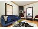 Inviting living room with a modern decorative style and plenty of natural light at 1001 Parkwood Ave, Charlotte, NC 28205