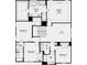 Second floor layout featuring primary suite, bedrooms 2-4, 3 baths and a large loft at 136 Glenn Dr, Mooresville, NC 28115