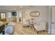 View of the living room that features light colored walls, hardwood flooring and natural light at 1532 South Point Rd, Belmont, NC 28012