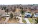 Aerial view of a neighborhood with waterfront homes and access to the lake at 156 Hazelton Loop, Mooresville, NC 28117