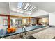 Bright kitchen area with skylights, wood beams, and granite countertops at 156 Hazelton Loop, Mooresville, NC 28117