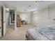 Spacious finished basement with neutral carpet, white trim, and natural light from a window at 2200 Peninsula Ave, Shelby, NC 28150