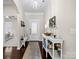 Foyer with dark wood floors and natural light at 305 Kentmere Ln, Clover, SC 29710