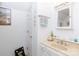Bright bathroom features a single sink vanity and a large mirror cabinet at 3199 Harmony Rd, Catawba, SC 29704