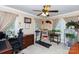 Home office space with carpet flooring, a ceiling fan and lots of natural light at 3199 Harmony Rd, Catawba, SC 29704