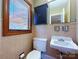 Bathroom featuring peach tile walls, and sink at 4800 Kipling Dr, Charlotte, NC 28212