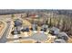 An aerial view of the home's location in a well-planned cul-de-sac community at 491 Creevy Nw Dr, Concord, NC 28027