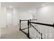 Second floor hallway featuring a neutral color palette at 491 Creevy Nw Dr, Concord, NC 28027