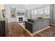Comfortable living room with fireplace, built-ins, and ample natural light at 5585 Zeeland Ln, Fort Mill, SC 29707