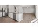 Modern kitchen boasts stainless steel appliances, granite counters, and an island with a sink at 6015 Ahoskie Dr, Charlotte, NC 28215