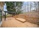 Well-maintained back deck area, perfect for entertaining or relaxing outdoors at 6027 Edinmeadow Ln # 29, Charlotte, NC 28269
