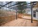Spacious wooden deck with pergola, perfect for outdoor entertaining at 6027 Edinmeadow Ln # 29, Charlotte, NC 28269