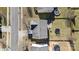 Roof of a well-maintained home with a spacious backyard featuring play equipment, perfect for Gathering enjoyment at 7003 Dacian Ln, Indian Trail, NC 28079