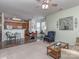 Open-concept living room and kitchen area, great for entertaining guests at 841 Platinum Dr, Fort Mill, SC 29708