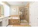 Bathroom with a soaking tub and separate shower at 875 Stratford Run Dr, Fort Mill, SC 29708