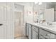 Bright bathroom with double sink vanity at 875 Stratford Run Dr, Fort Mill, SC 29708