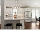 Spacious kitchen featuring white cabinetry, stainless steel appliances, and a center island at 875 Stratford Run Dr, Fort Mill, SC 29708