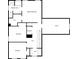 Second floor plan showing the bedrooms, primary bath, laundry and the primary bedroom at 9501 Brighthaven Ln, Charlotte, NC 28214