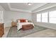 Inviting bedroom features a tray ceiling, woven chest and large windows for ample natural light at 2408 Napa Ter, Clover, SC 29710