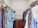 Organized walk-in closet with ample storage, perfect for keeping your wardrobe neat and accessible at 1121 Park West Dr, Charlotte, NC 28209