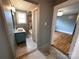 Updated bathroom featuring tile floors, a unique vanity and modern fixtures at 115 6Th Ne Ave, Hickory, NC 28601