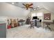 Bonus room with guitars, instruments, and a sloped ceiling at 125 High Sail Ct, Mooresville, NC 28117