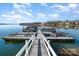 Waterfront view of boat dock at 125 High Sail Ct, Mooresville, NC 28117