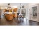 Charming kitchen nook with large windows and hardwood floors at 125 High Sail Ct, Mooresville, NC 28117