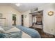 A bedroom with doors to an ensuite bathroom and a Bedroom at 125 High Sail Ct, Mooresville, NC 28117
