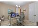 Bright home office with a large desk, comfortable chair, and plenty of natural light at 333 Dudley Dr, Fort Mill, SC 29715