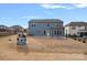 A spacious backyard with a little blue house and a view of the house at 3439 Duchess Ave, Fort Mill, SC 29707