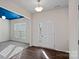 Open entryway features hardwood floors, natural light, and access to a carpeted room at 3439 Duchess Ave, Fort Mill, SC 29707