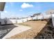 The backyard features a private, fenced-in space with a concrete patio area, ideal for outdoor relaxation at 439 Newfound Hollow Dr, Charlotte, NC 28214
