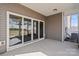 The cozy back patio is perfect for enjoying the outdoors and relaxing with Gathering and friends at 439 Newfound Hollow Dr, Charlotte, NC 28214