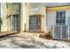Backyard featuring siding, a sliding glass door, and concrete at 6210 Windsor Gate Ln, Charlotte, NC 28215