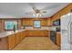 Bright kitchen with oak cabinets, modern appliances, and plentiful counter space at 6285 Nc 16 N Hwy, Taylorsville, NC 28681