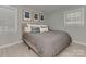 Serene bedroom featuring a comfortable queen bed with soft lighting and tasteful decor for a peaceful retreat at 6319 Hazelton Dr, Charlotte, NC 28210
