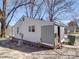 Exterior view of shed behind the house with an open door at 701 N Scruggs St, Gastonia, NC 28052