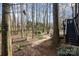 Large backyard with mature trees and walking paths. A tranquil escape at 810 Bridgewood Dr, Rock Hill, SC 29732