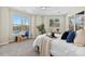 Bright bedroom with a lake view, featuring a comfortable bed and relaxing sitting area at 921 Northeast Dr # 26, Davidson, NC 28036