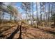 Wooded backyard featuring overgrown vegetation and possible trailer at 240 Old Limestone E Rd, York, SC 29745