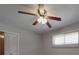 Bedroom featuring neutral walls, carpet flooring, and a ceiling fan with light at 257 Hickory Hill Ln, Stanley, NC 28164