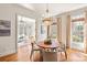 Cozy breakfast nook with natural light and views of the backyard at 425 Gladelynn Way, Waxhaw, NC 28173