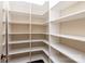 Walk-in pantry with custom shelving provides ample storage space at 425 Gladelynn Way, Waxhaw, NC 28173