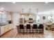 Bright kitchen with stainless steel appliances, granite counters, and breakfast bar seating at 427 Kentmere Ln, Lake Wylie, SC 29710