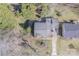 Aerial view of the home with mature landscaping and a spacious backyard at 4840 Autumn Leaf Ln, Charlotte, NC 28277