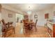 Elegant dining room with hardwood floors and an open layout at 4840 Autumn Leaf Ln, Charlotte, NC 28277