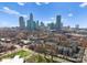 Scenic aerial view of the city skyline at 529 N Graham St # 2G, Charlotte, NC 28202