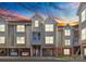 Townhome complex with private patios and parking spaces at 529 N Graham St # 2G, Charlotte, NC 28202